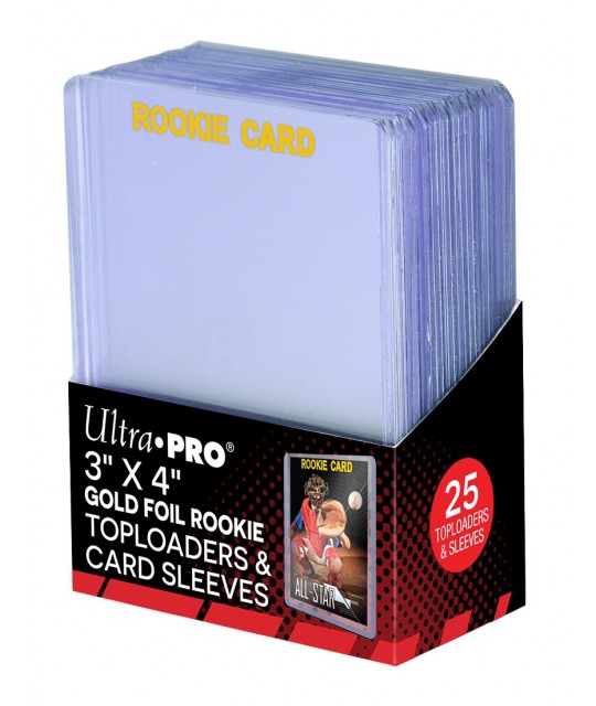 ULTRA PRO 3" X 4" ROOKIE Toploader 35pt koos kaitsekiledega (25-ne pakk)